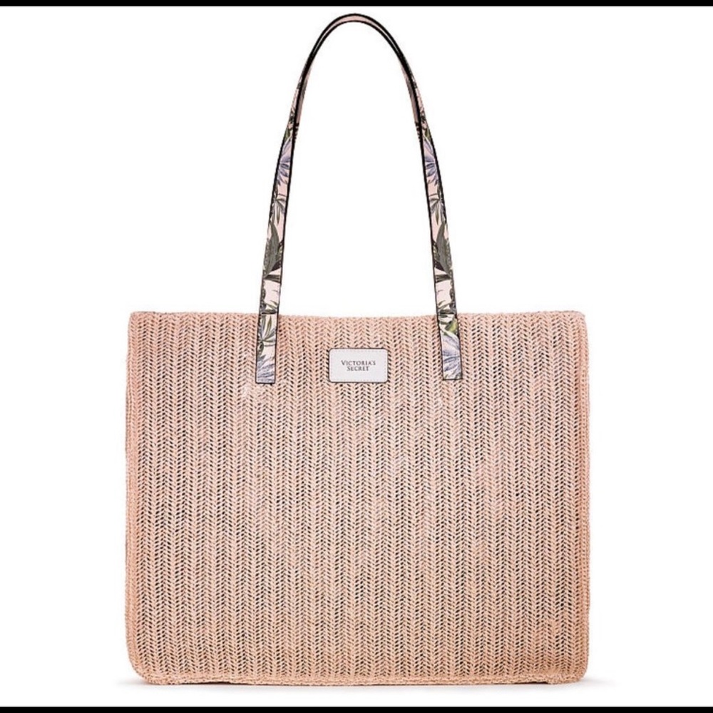 Victoria Secret Woven Beach Tote Bag